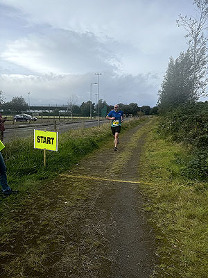 Trident 10K :  Crossing the finish line