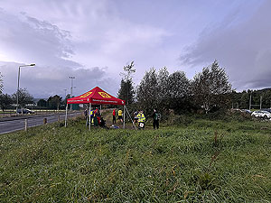 Trident 10K :  Start and finish line