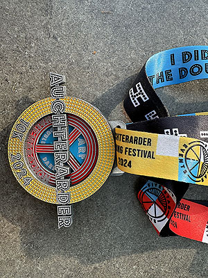 Gallus Running : Auchterarder half marathon : Double dare medal set