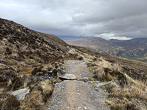 Devil O Highlands : Path on the downhill