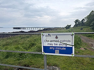 Ayrshire coast : Be good or be shot