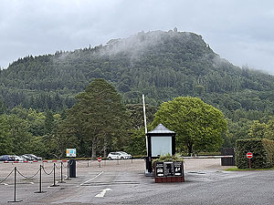 Inveraray Caslte : : The watch tower in the mist