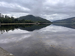 Inveraray Caslte : : Across the loch to the watchtower