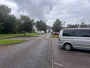 Inveraray Caslte : : The main car park