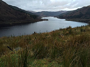 Glen Ample: : Looking up Loch Lubnaig