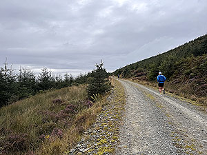 Dunoon Ultra : Gradual inclines towards first bag drop