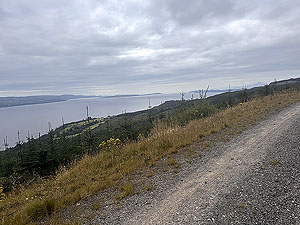 Dunoon Ultra : Looking down the Clyde