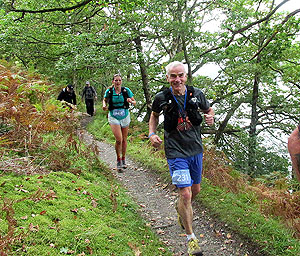 Highland fling : Narrow path just before Inversnaid