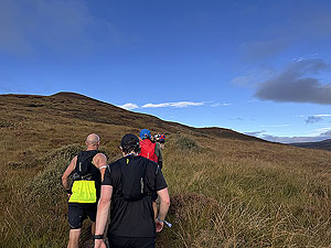 Highland fling : The climb up Conic hill