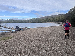 Highland fling : There is even a short section on the beach