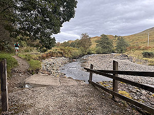 Highland fling : Short flatish section before the next hill