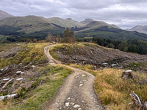 Highland fling : More uphill near the final checkpoint