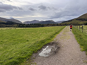 Highland fling : Seems easy running, but the legs have a lot of running in them
