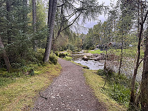 Highland fling : Nearly there and you can hear the bagpipes