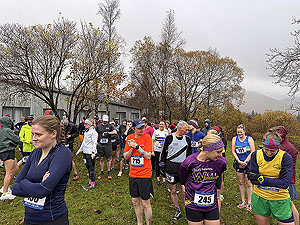 Bridge of Orchy 10k  : Not long before the start of the Bridge of Orchy 10k