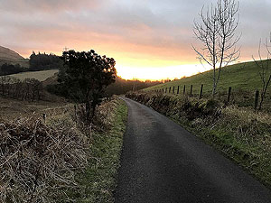 Early monring run up Dumyat 