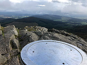 View from the top of Bennachie