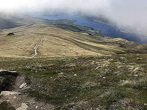View from near top od Ben Lomond